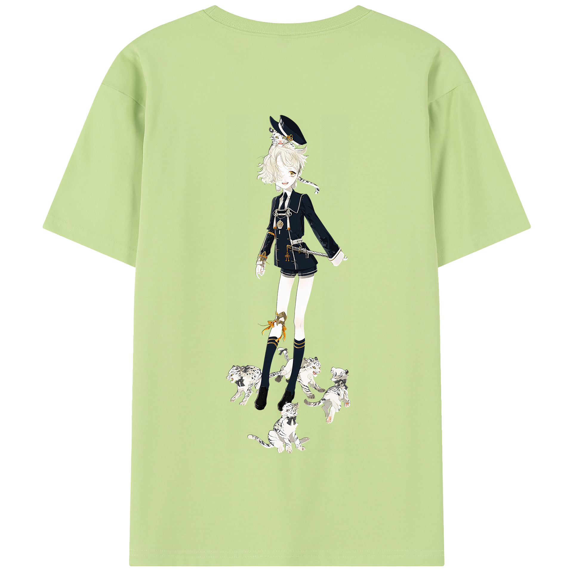 （画像用） 刀剣乱舞 Touken Ranbu 綿100％半袖Tシャツ（背面プリント）
